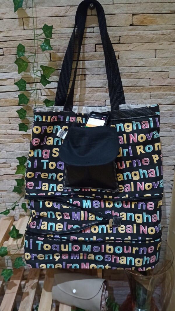 Bolsa Ecobag Expansível