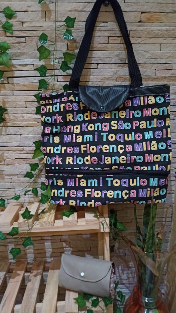Bolsa Ecobag Expansível